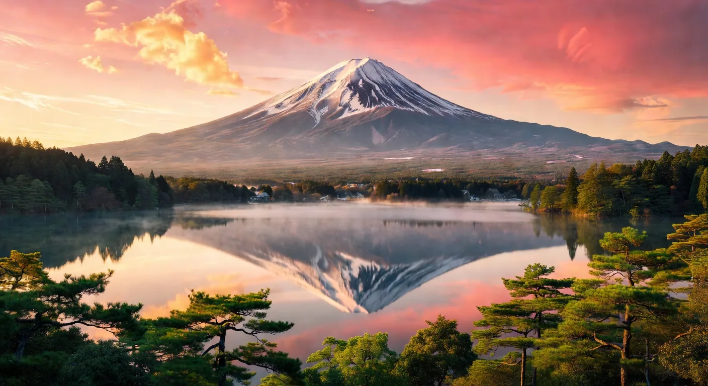 Mount Fuji at Lake Kawaguchi